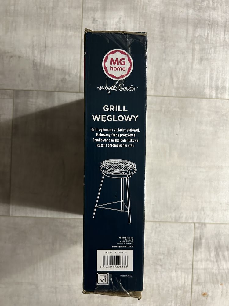 Nowy grill weglowy kulisty MG Magda Gessler