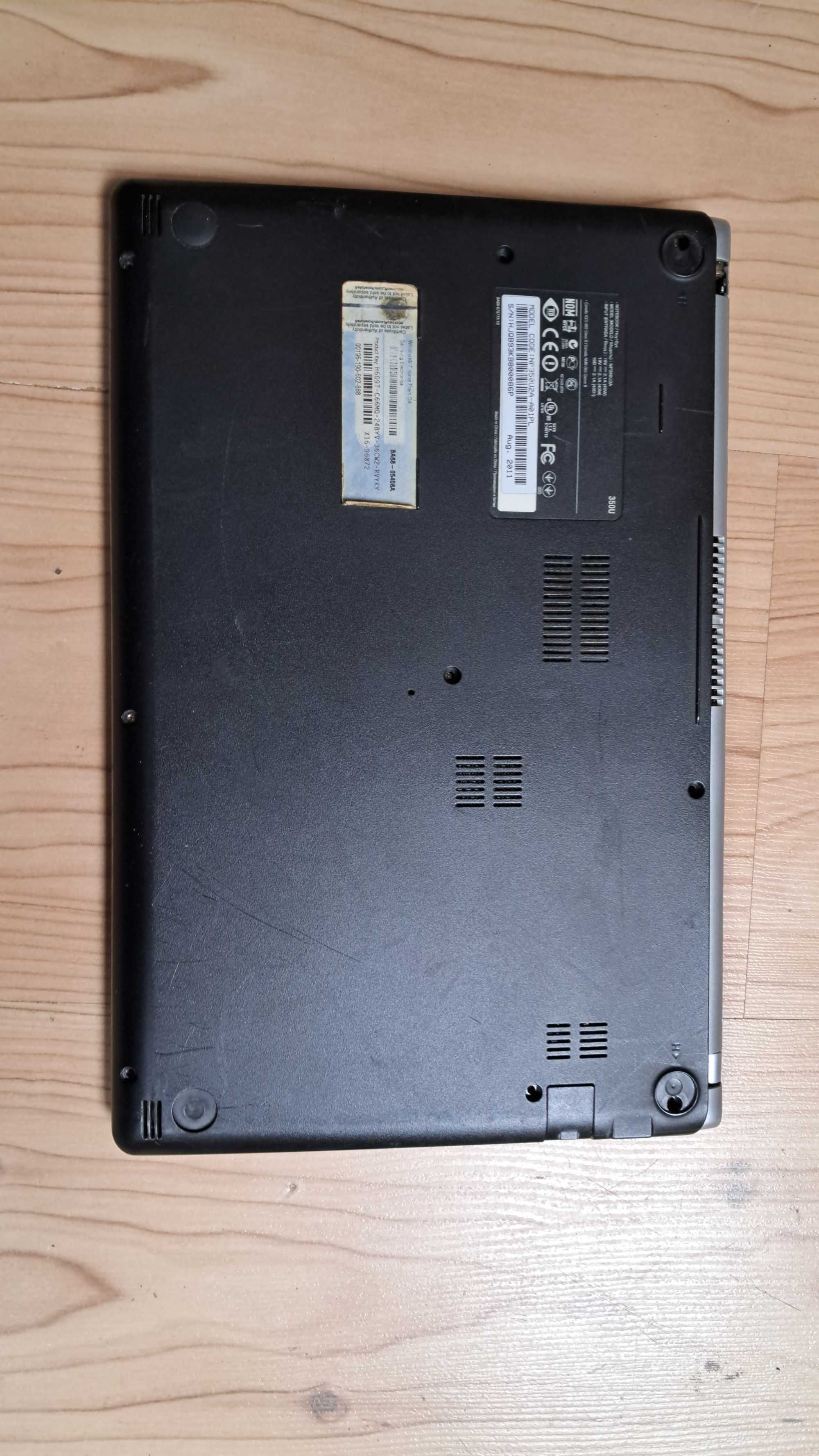 Laptop Samsung 350U    Intel Core i3-2357M