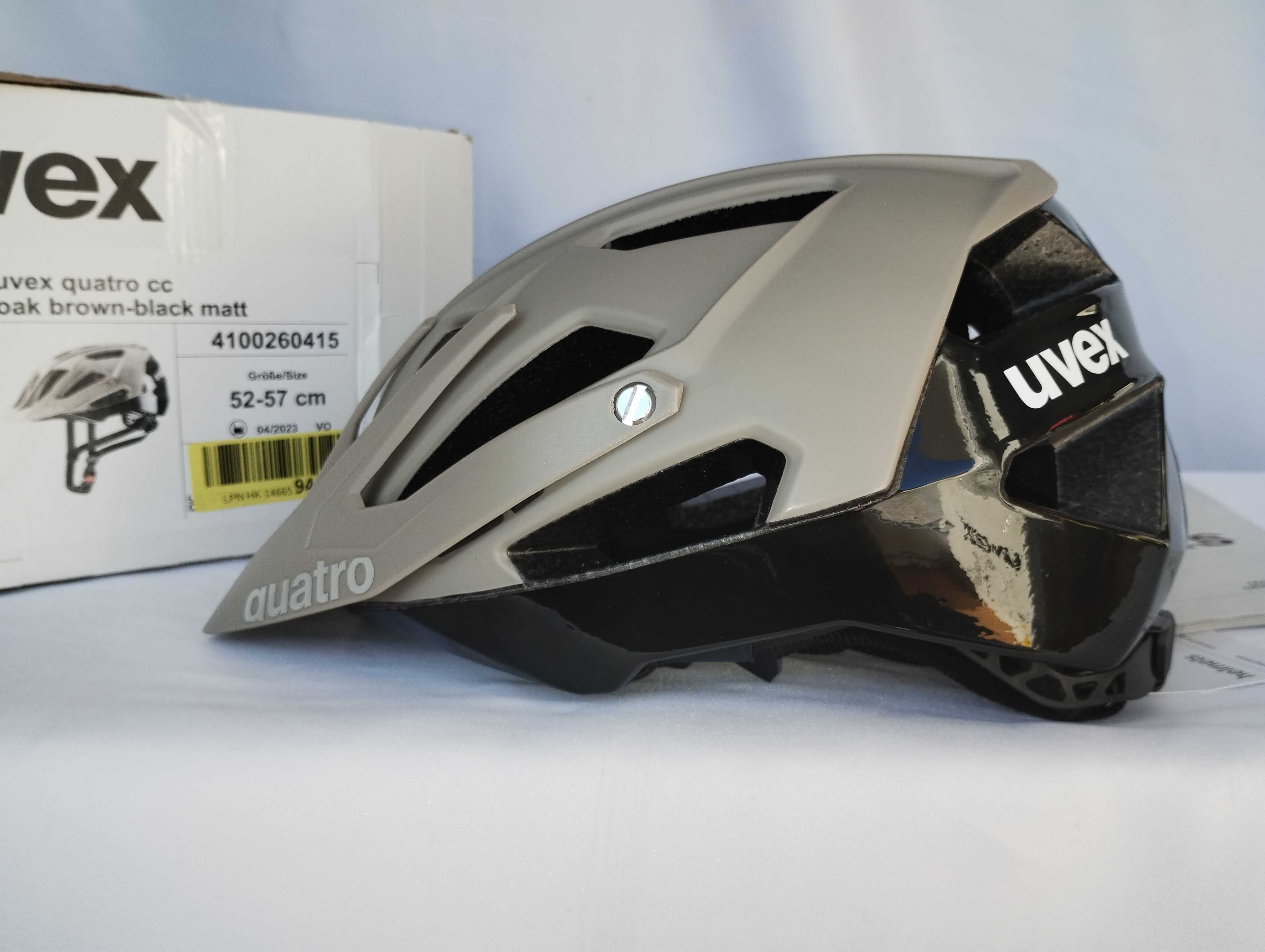 Kask rowerowy Uvex Quatro CC Oak Brown Black Matt M 52-57cm