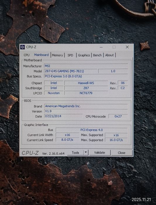 Комплект e3 1240v3(i7 4770) MSI z87-g45 gaming dd3 20gb