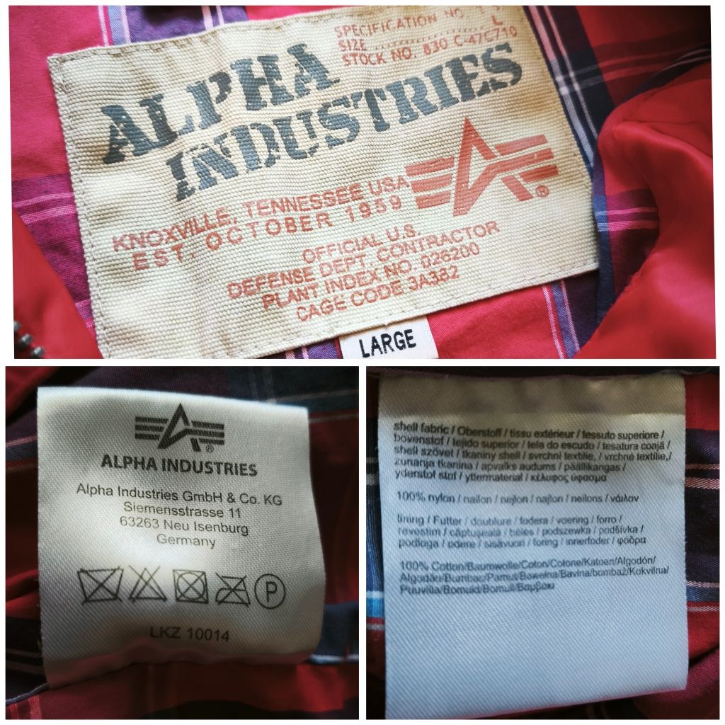 Чоловіча куртка Alpha Industries