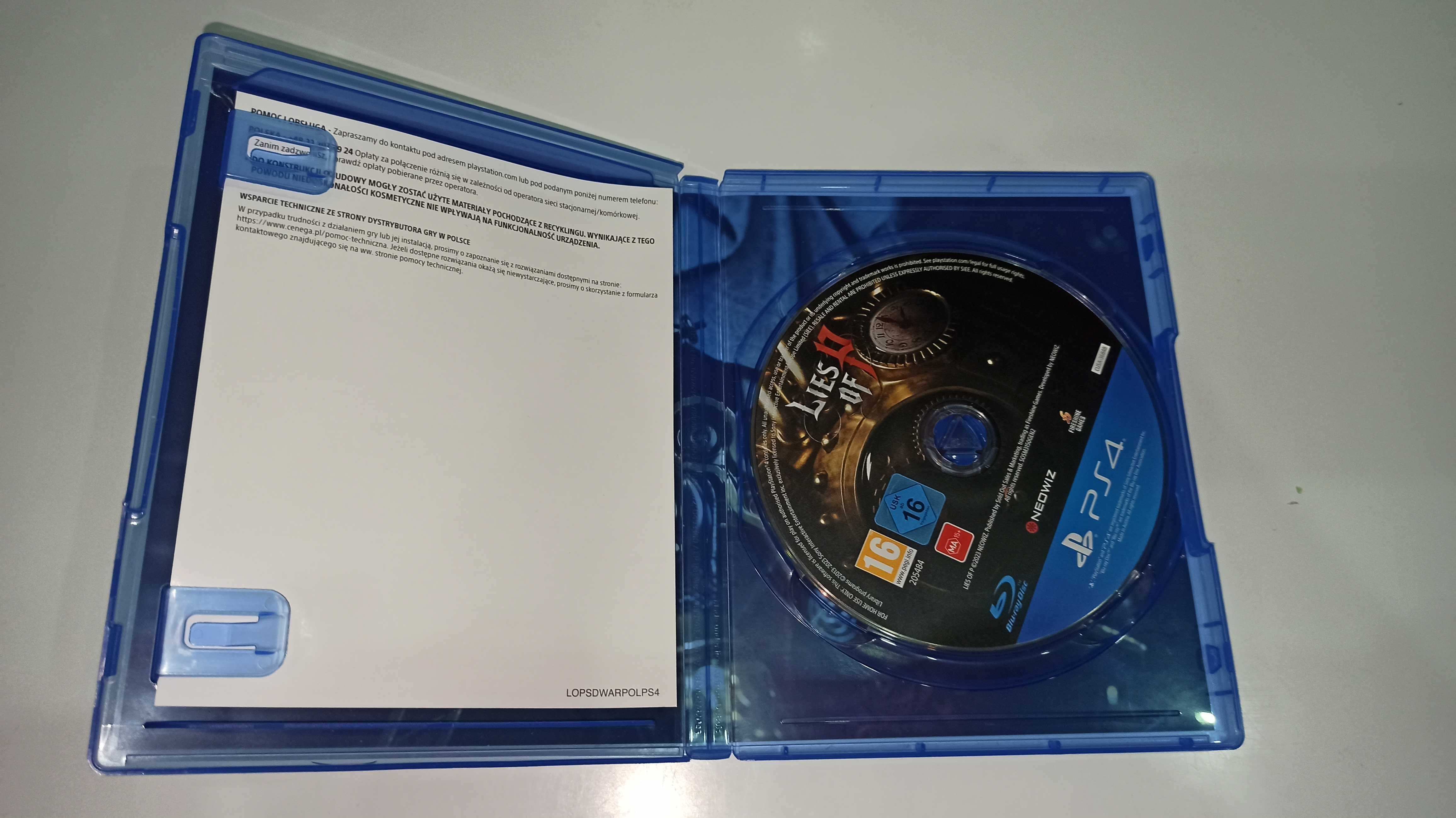 ps4 LIES OF P po polsku , gra typu soulslike polska okładka