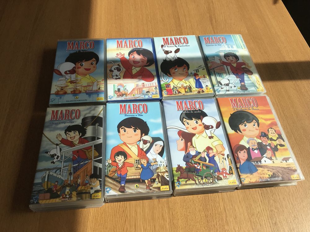 Conjunto VHS do Marco