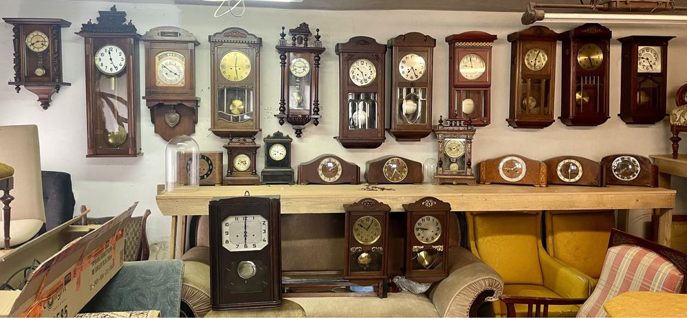 Zegary po renowacji i przegladzie zegarmistrza
