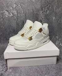 Кросівки Nike Air Jordan 4 Metallic Gold Розмір 39