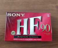 Kaseta Sony HF 90 oryginalnie zapakowana.
