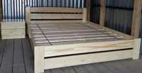 Кровать двуспальная эко 120х200 деревянная