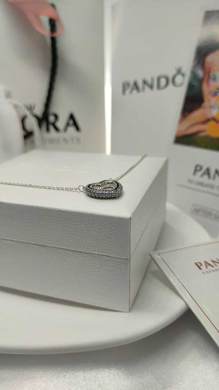 Підвіска Pandora серце S925 .Ланцюжок,кольє, кулон, цепочка пандора