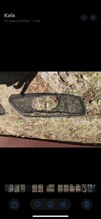 Mercedes clk W 209 mercedes решітки бампера amg