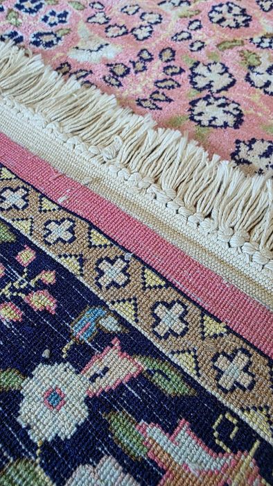 Jedwabny,ręcznie tkany dywan Ghom 280/185