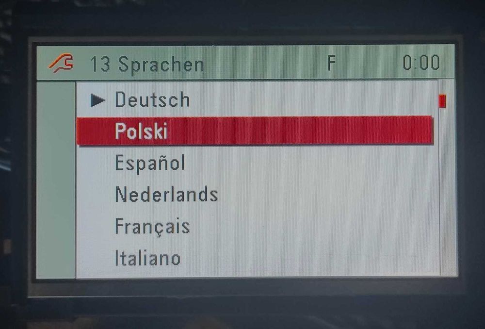 Wyświetlacz Kolorowy CID Opel Astra H Zafira B 3 Linie J Polski Wylogo
