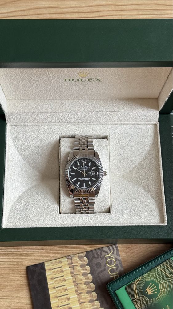 Rolex datejust oyster perpetual 36mm + box i dokumenty zegarek na reke