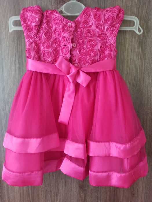 Сукня рожева на дівчинку 18-24м