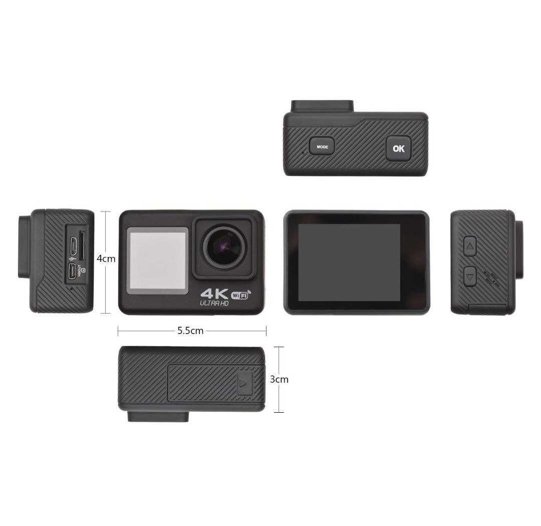 Екшн-камера Action Camera Ultra HD 4K6OFPS Ultra High Definition WiFi