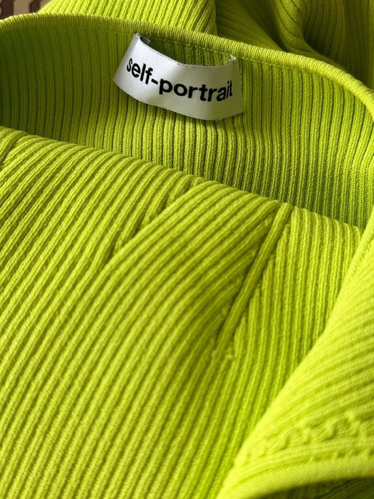 Трикотажное платье Self Portrait оригинал