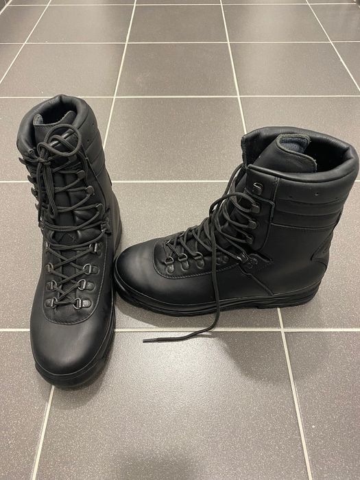 Buty skórzane wojskowe