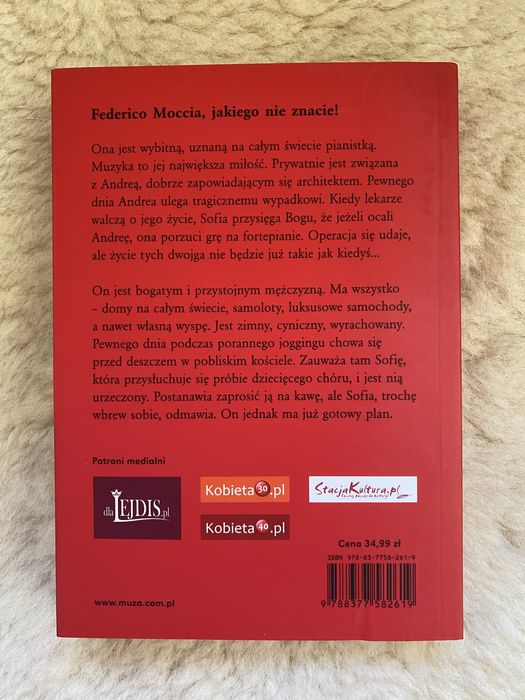 „Mężczyzna, którego nie chciała pokochać” Federico Moccia