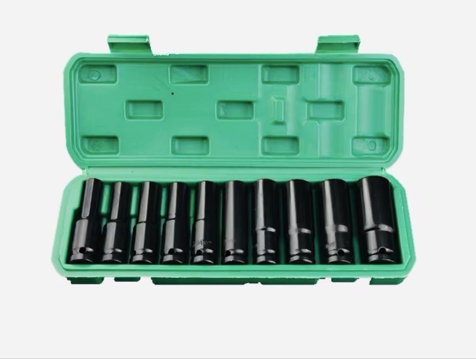набор 10 шт. 1/2" 8-24 мм набір метричних ударних головок
