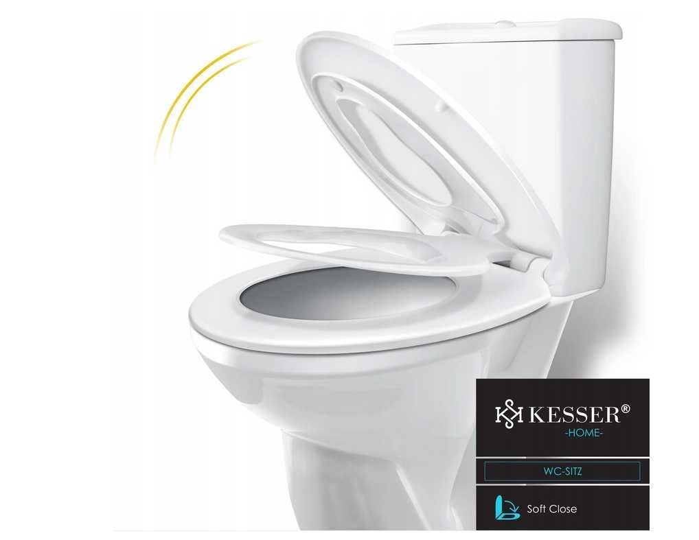 Deska sedesowa KESSER K-WC-1538FS biały duroplast
