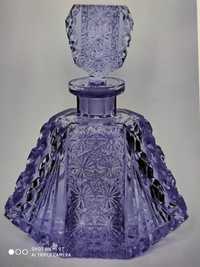 Хрустальная бутылка в стиле бидермейер.1920 год.