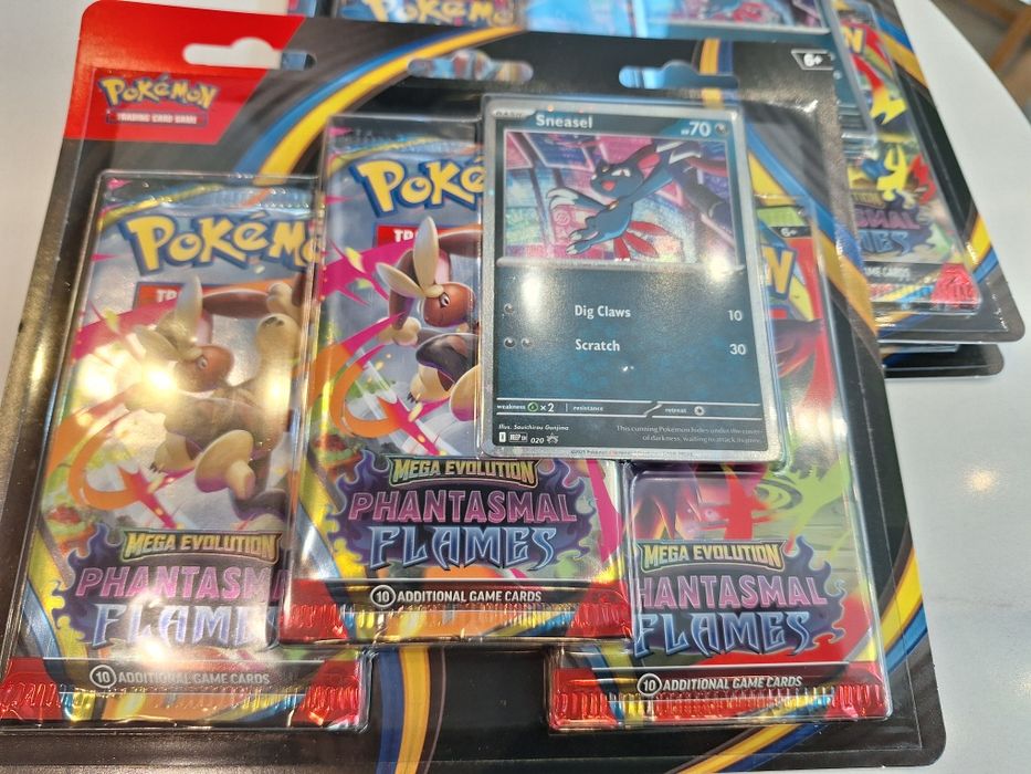 Pokemon  Phantasmal Flames blister 3 pack Seneasel