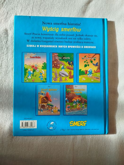 Wyścig smerfów książka