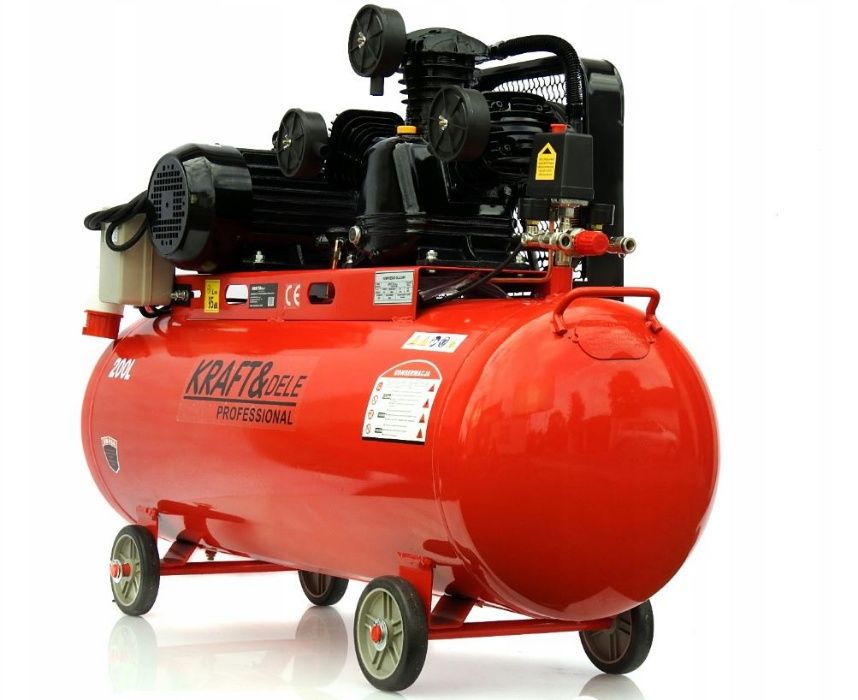 Kompresor olejowy 200l sprężarka powietrza 3tłoki 720l/min 5,9KM 400V