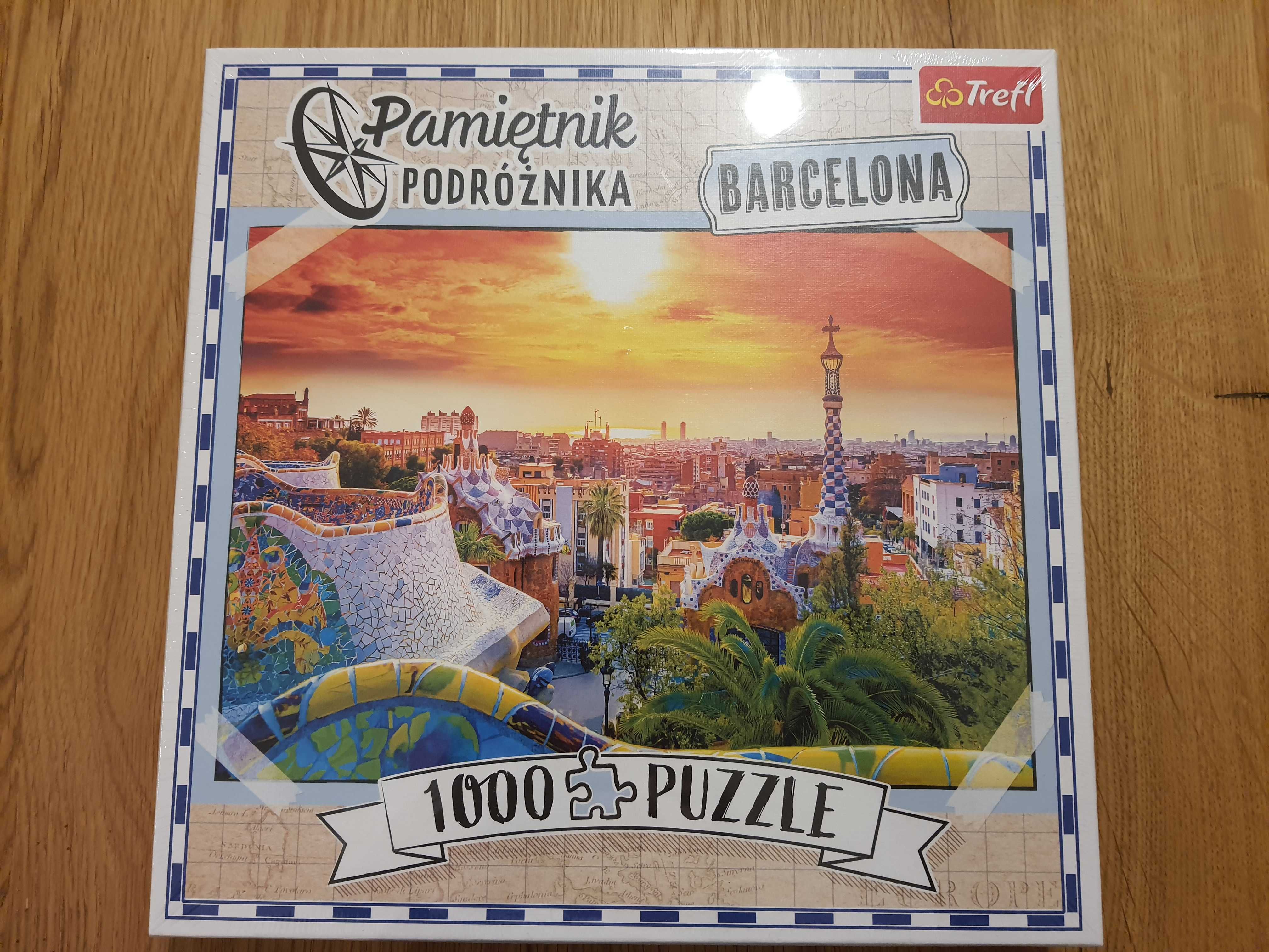 Puzzle Barcelona 1000 elementow NOWE