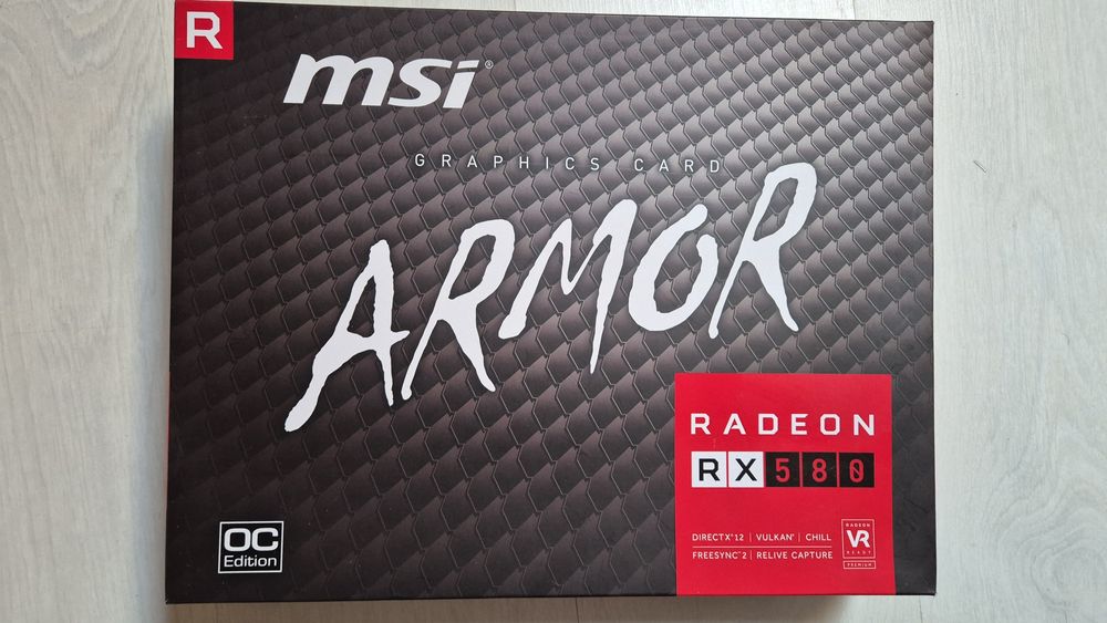 Rx 580 msi Armor white OC