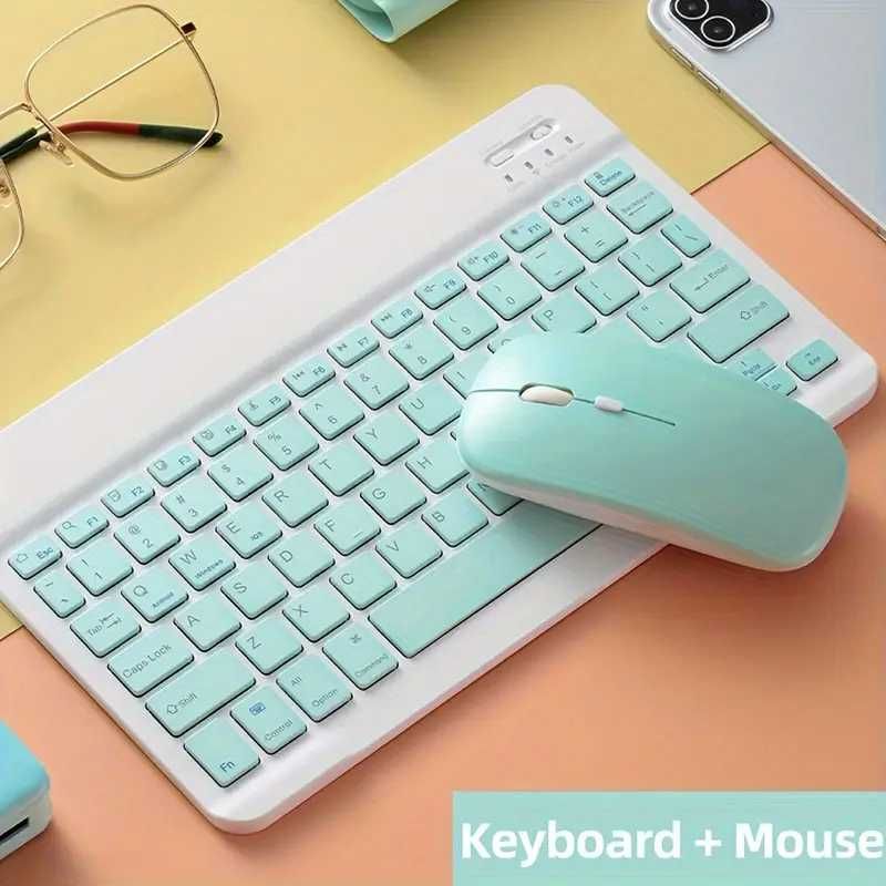 NOVO - Conjunto de Teclado e Rato Sem Fios em várias cores