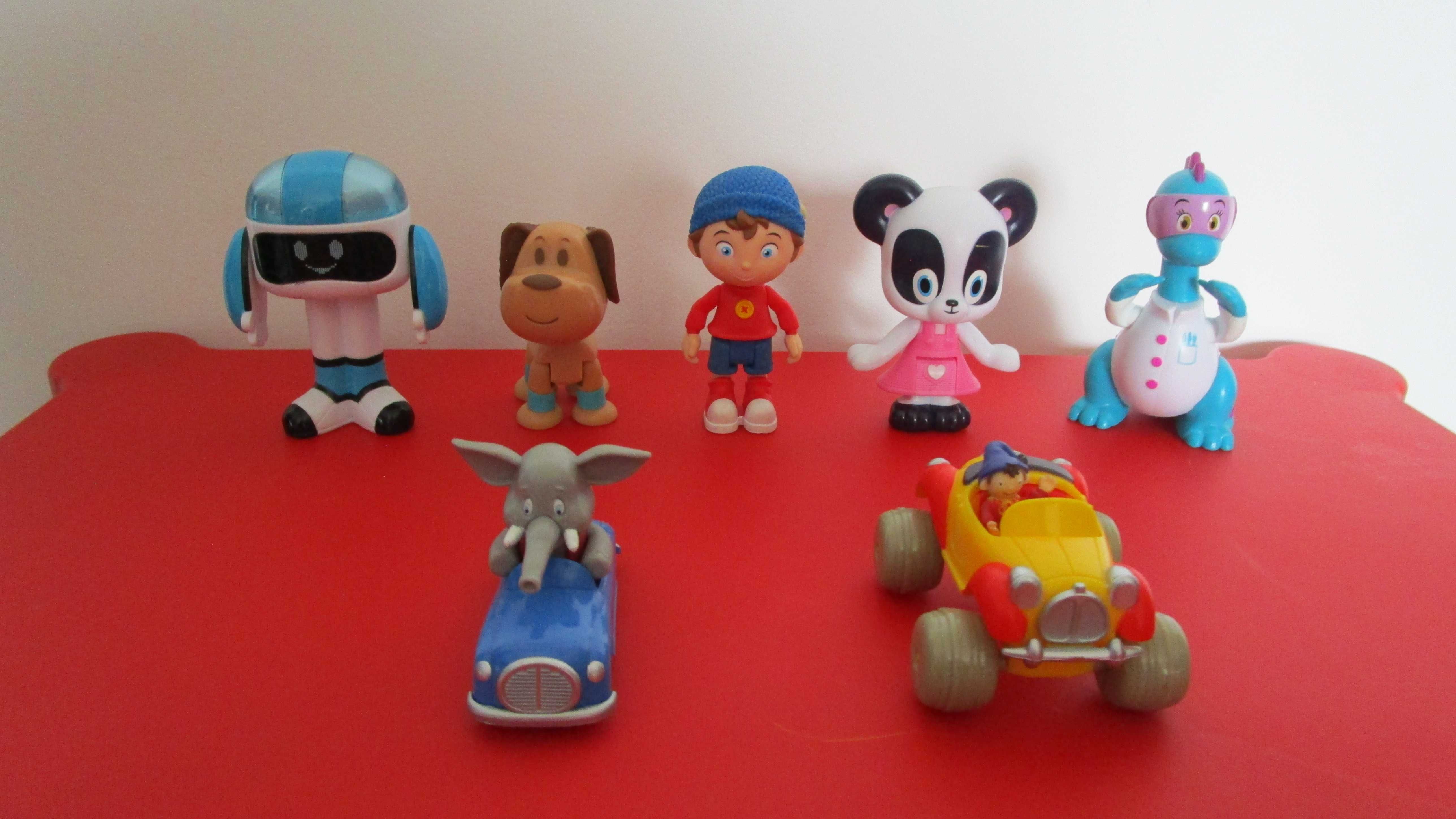 Conjunto de 5 Figuras Originais Articuladas do Noddy e seus Amiguinhos