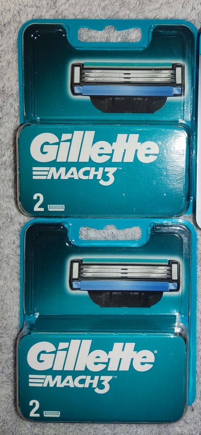 Змінні леза Gillette mach 3. 2, 4, 12 шт.