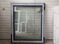 Okna Pcv -sz118x140w- antracyt 3xszyba - 2szt , Duży skład okien
