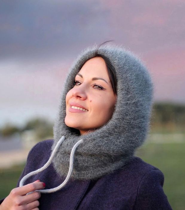 Головний убор - капори , шапки ,пушистики з ангори, пуха норки