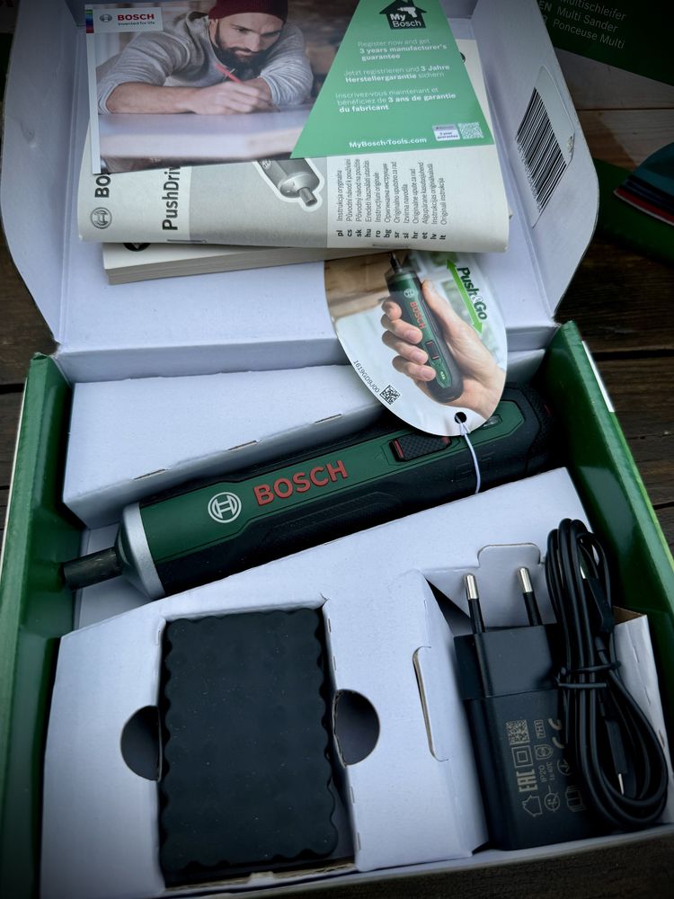Електровикрутка акумуляторна Bosch PushDrive 3.6 В