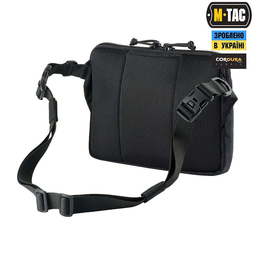 M-Tac сумка Admin Bag Elite Black барсетка чоловіча чорна мужская мтак