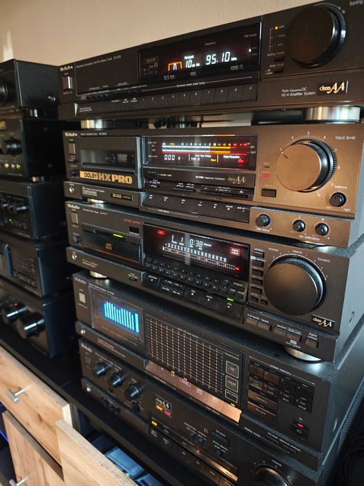 Technics  z kolumnami wieża super stan