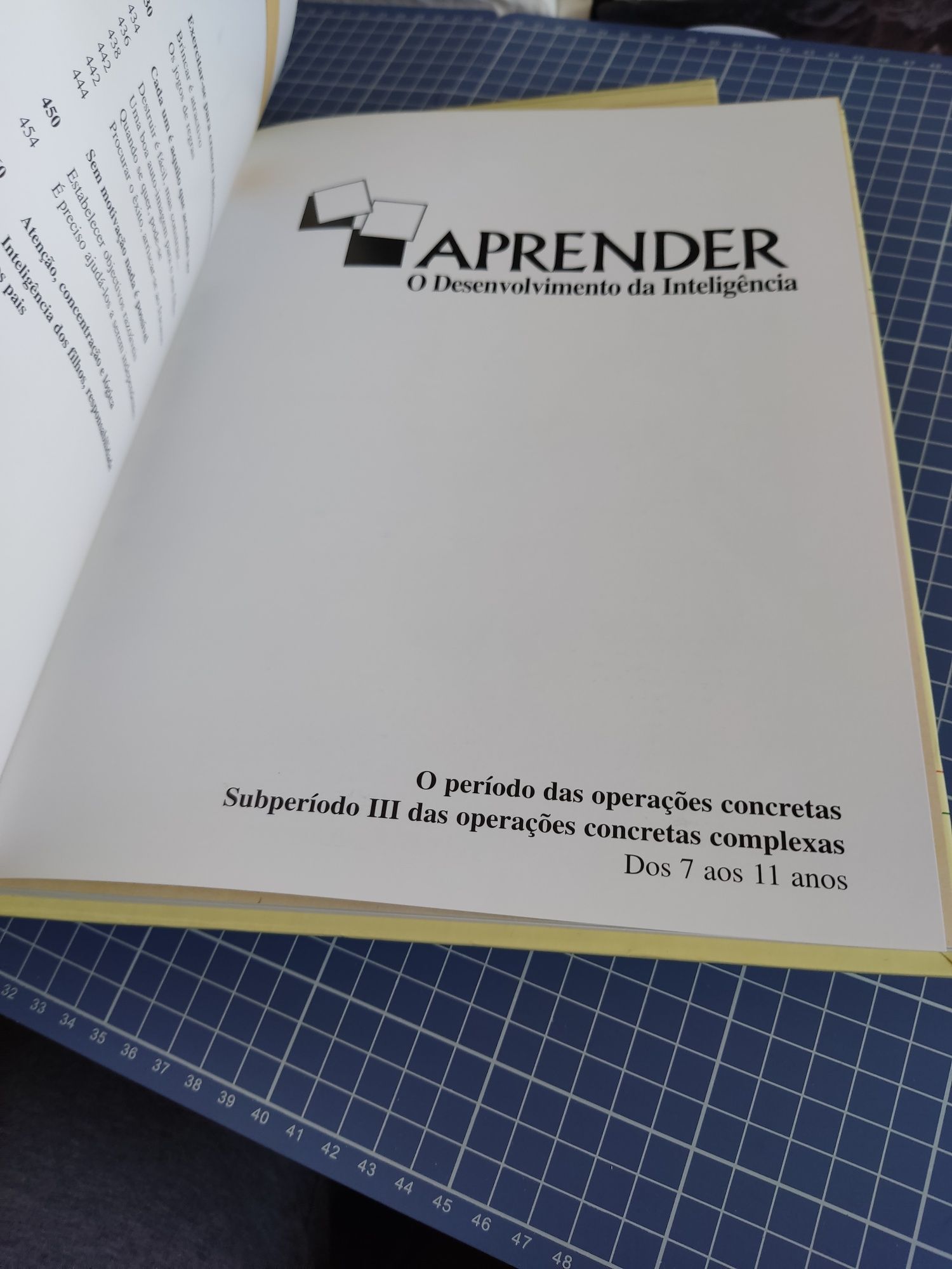 "Aprender - o desenvolvimento da inteligência"