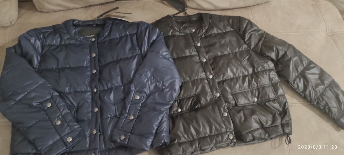 Куртка , бомбер Massimo Dutti M синя