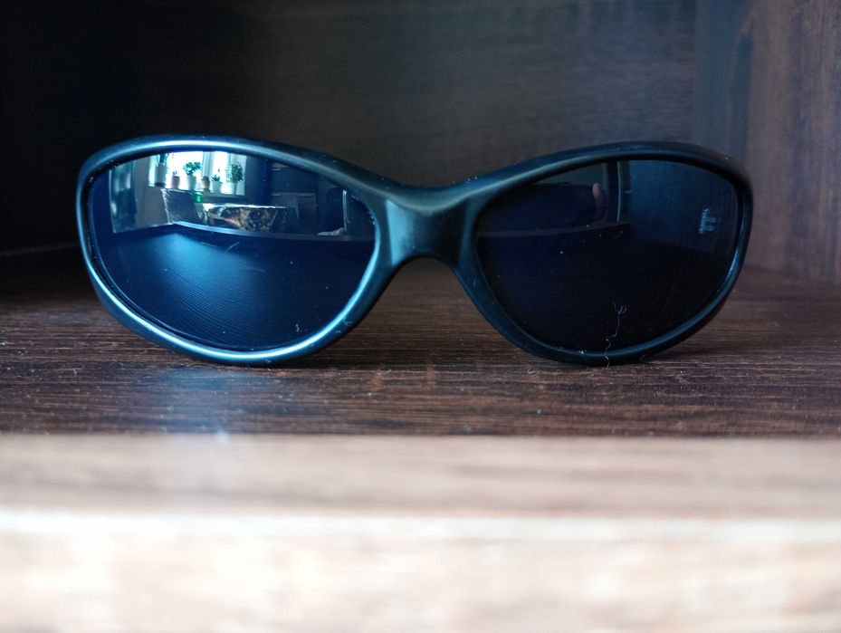 Okulary, czarne, męskie, rowerowe