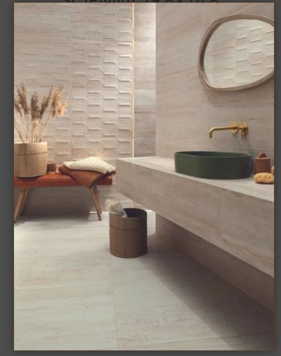 Plytki ścienne TUBĄDZIN TISSUE IVORY 29.8X74.8