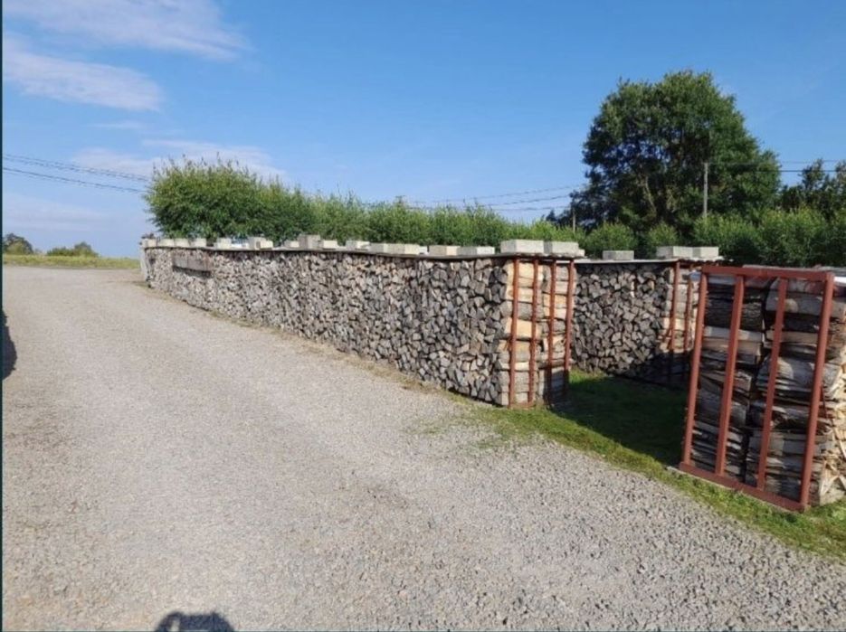 Drewno opałowe suche buk dąb