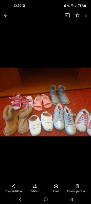 Lote de roupa de criança 12-24 meses