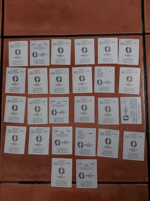 Cromos Euro 2016 e Força Portugal (Mundial 2002)