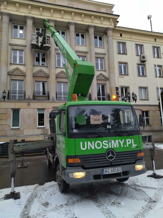 Usługi podnośnikiem koszowym.kosz .zwyzka.Warszawa/Janki