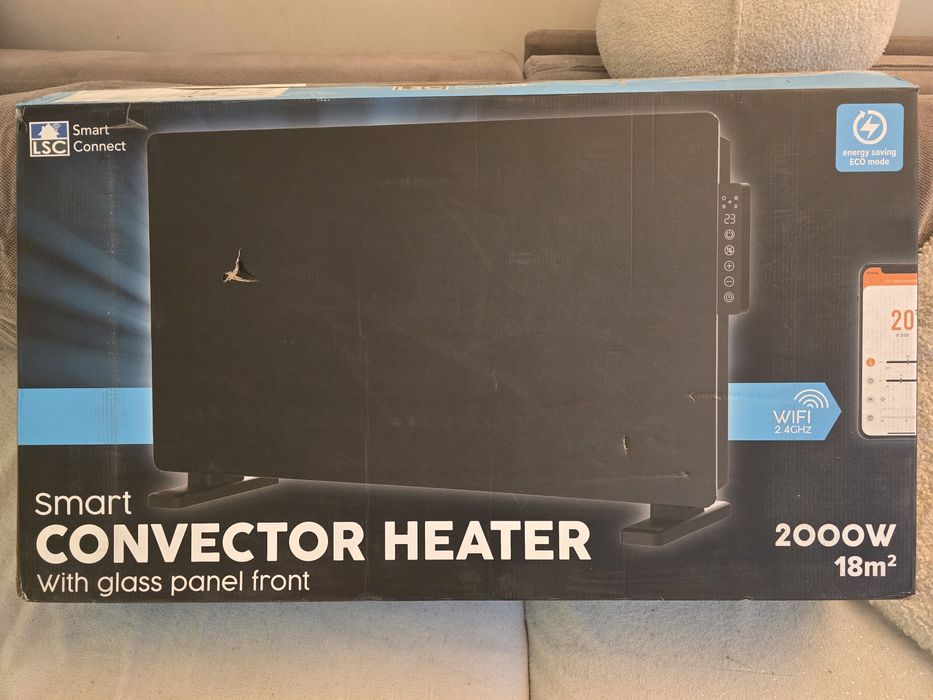 Grzejnik Smart WiFi szklany TUYA LSC Smart 2000W