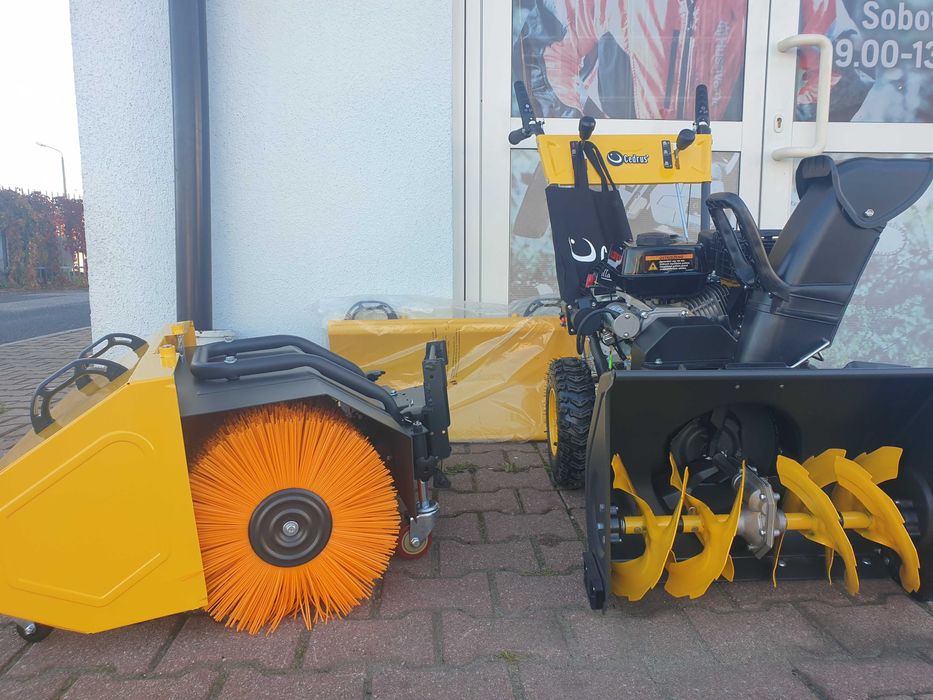 Zamiatarka odśnieżarka spalinowa Cedrus ZM06E 4W1 Rozruch elektryczny