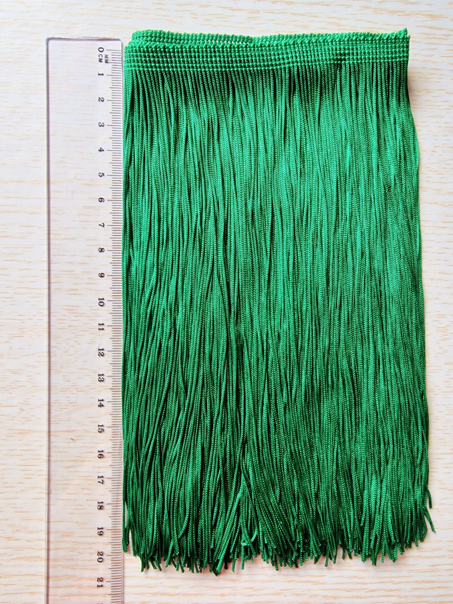 1 Metro de Franjas Verdes de 20cm Lace Tassel