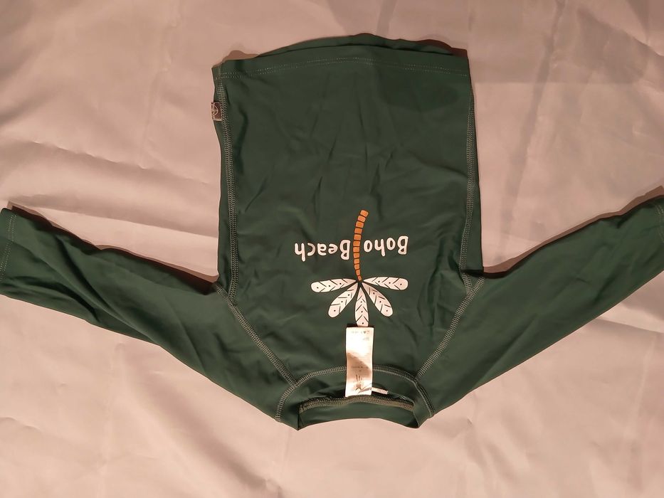 koszulka do pływania zielona 86 Boho Beach