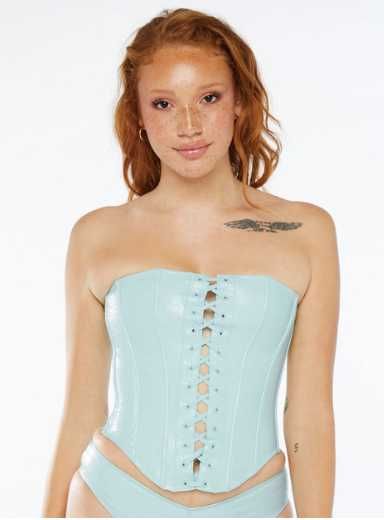 Корсет жіночий Savage X Fenty by Rihanna Блакитний